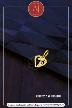 22 CT Gold Pendent By Anupama Jewellers