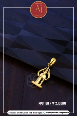 22 CT Gold Pendent By Anupama Jewellers