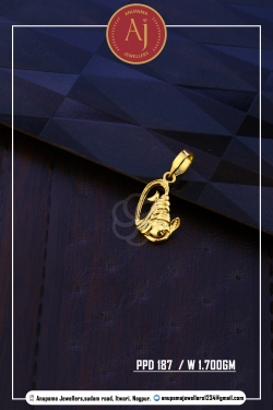 22 CT Gold Pendent By Anupama Jewellers