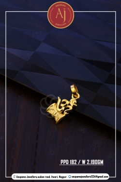 22 CT Gold Pendent By Anupama Jewellers