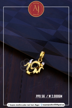 22 CT Gold Pendent By Anupama Jewellers