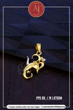 22 CT Gold Pendent By Anupama Jewellers