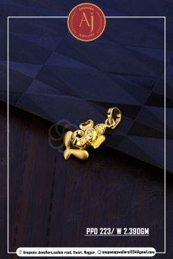 22 CT Gold Pendent By Anupama Jewellers