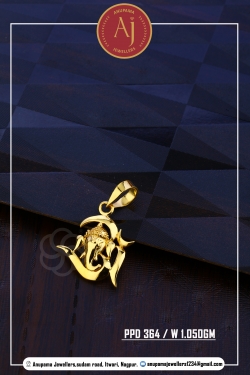 22 CT Gold Pendent By Anupama Jewellers