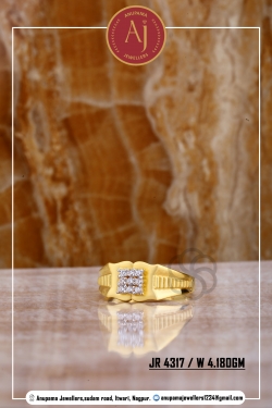 22 CT Mens Gold Ring By Anupama Jeweller..