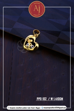 22 CT Gold Pendent By Anupama Jewellers