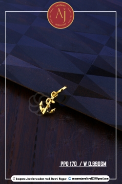 22 CT Gold Pendent By Anupama Jewellers