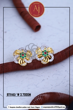 22 CT Studs Earring By Anupama Jewellers