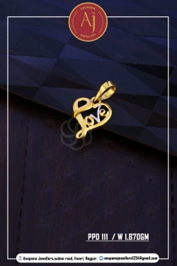 22 CT Gold Pendent By Anupama Jewellers