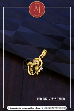 22 CT Gold Pendent By Anupama Jewellers
