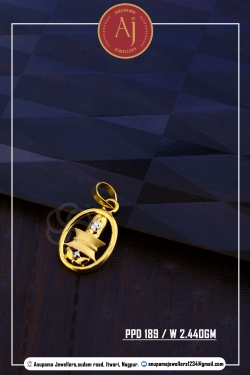 22 CT Gold Pendent By Anupama Jewellers