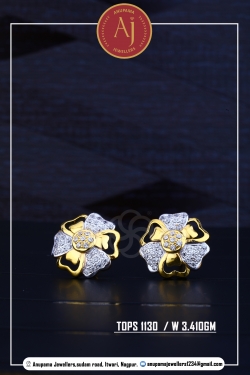 22 CT Studs Earring By Anupama Jewellers