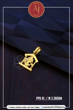 22 CT Gold Pendent By Anupama Jewellers