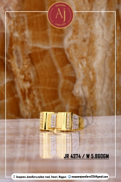 22 CT Mens Gold Ring By Anupama Jeweller..