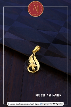 22 CT Gold Pendent By Anupama Jewellers