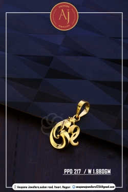 22 CT Gold Pendent By Anupama Jewellers