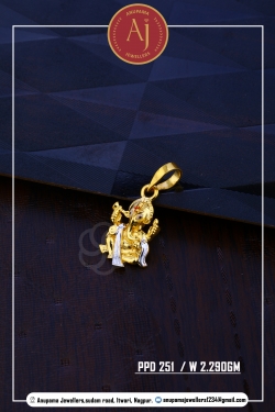 22 CT Gold Pendent By Anupama Jewellers
