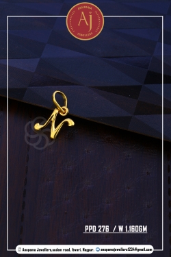 22 CT Gold Pendent By Anupama Jewellers