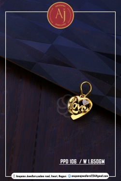 22 CT Gold Pendent By Anupama Jewellers