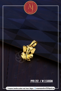22 CT Gold Pendent By Anupama Jewellers