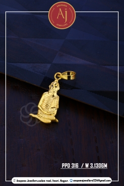 22 CT Gold Pendent By Anupama Jewellers