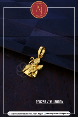 22 CT Gold Pendent By Anupama Jewellers