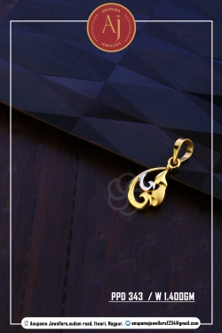 22 CT Gold Pendent By Anupama Jewellers