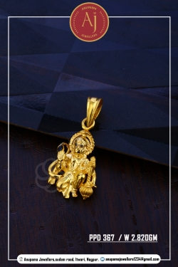 22 CT Gold Pendent By Anupama Jewellers