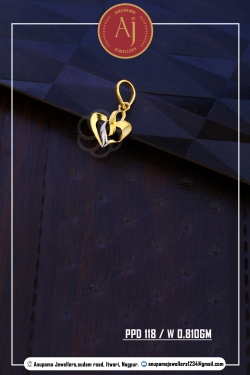 22 CT Gold Pendent By Anupama Jewellers