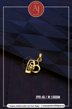 22 CT Gold Pendent By Anupama Jewellers